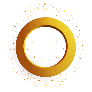 Mustard Yellow Circle Composition Png Ehu PNG image