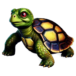 Mutant Turtle Comic Style PNG 06242024 PNG