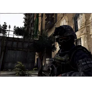 Mw2 Urban Warfare Scene Png Ooe PNG image