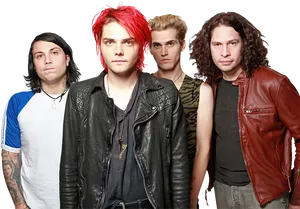 My Chemical Romance Band Members PNG image