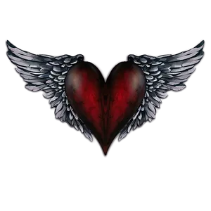 My Heart Was Not Ready Angel Wings Png Yba PNG image