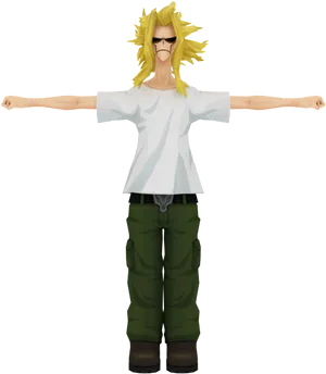 My Hero Academia Character Pose PNG image