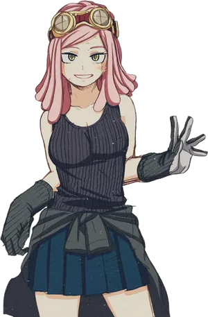 My Hero Academia Pink Haired Character