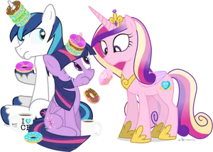 My Little Pony Donut Party PNG image