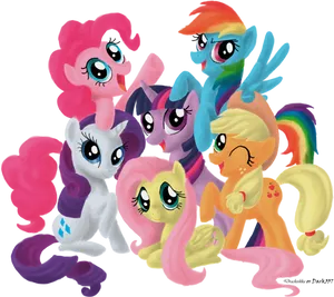 My Little Pony Friends Together PNG image