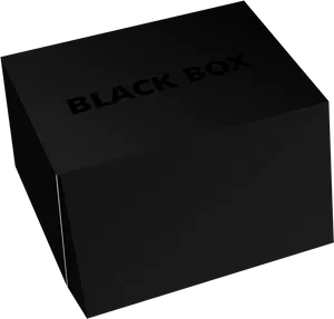 Mysterious Black Box PNG image
