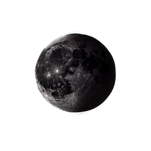 Mysterious Black Moon PNG Lbk