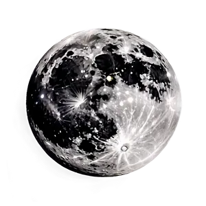 Mysterious Black Moon PNG Uuw