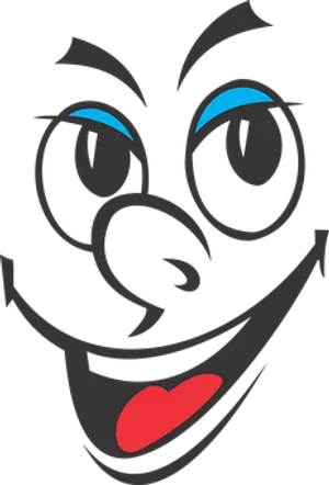 Mysterious Cartoon Villain Face