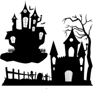 Mysterious_ Castle_ Silhouette.png PNG