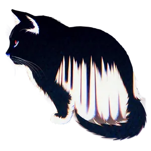 Mysterious Cat Silhouette Png 13 PNG image