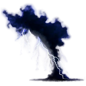 Mysterious Dark Lightning Png 06242024 PNG image