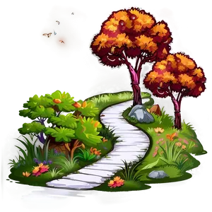 Mysterious Forest Path Png 06252024 PNG image