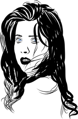 Mysterious Glowing Eyesin Darkness PNG image