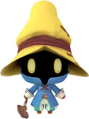 Mysterious Mage Character PNG image