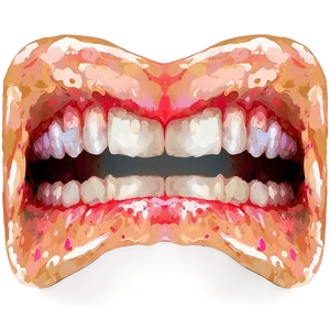 Mysterious Mouth Graphic Png Ljc28 PNG image