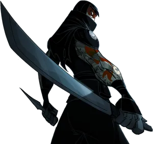 Mysterious Ninja Warrior PNG image