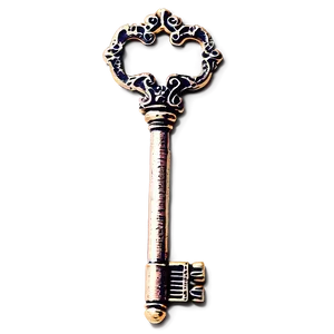 Mysterious Skeleton Key Clipart PNG Jqj