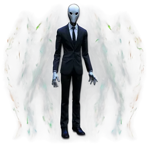 Mysterious Slender Man PNG 7