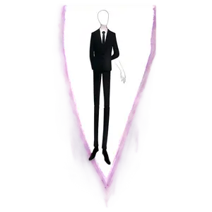Mysterious Slender Man PNG Ogy