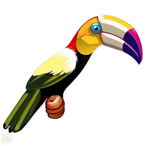 Mysterious Toucan In Shadows Png 89 PNG image