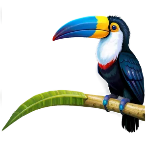 Mysterious Toucan In Shadows PNG Fim PNG