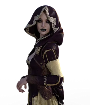 Mysterious Veil Woman Fantasy Costume