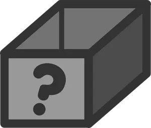 Mystery Black Box Icon PNG image