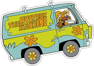 Mystery Machine Scooby Doo Characters PNG image