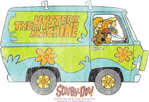 Mystery Machine Scooby Doo Team PNG image
