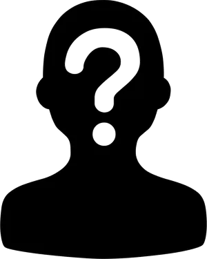 Mystery Person Silhouette PNG image