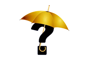 Mystery Umbrella Question Mark