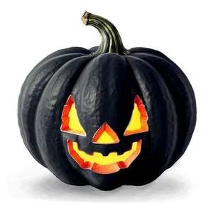 Mystic Black Pumpkin Png Wmb PNG image