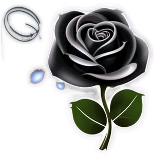 Mystic Black Roses PNG 39 PNG