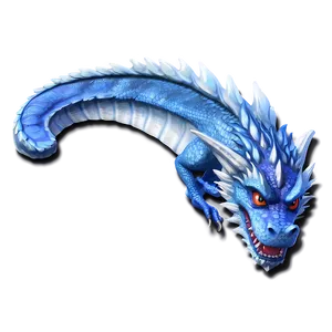 Mystic Blue Dragon Png 06252024 PNG image