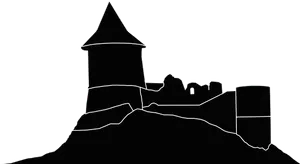 Mystic_ Castle_ Silhouette PNG