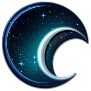 Mystic Crescent Moon Png Mpb38 PNG image