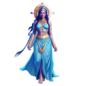 Mystic Goddess Illustration PNG 3 PNG