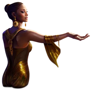 Mystic Goddess Illustration PNG Rbm9 PNG
