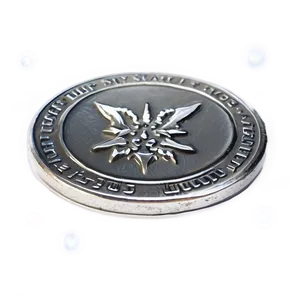 Mystic Silver Coin Image PNG 74