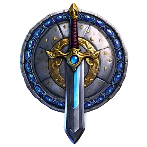 Mystic Sword And Shield Png 65 PNG image