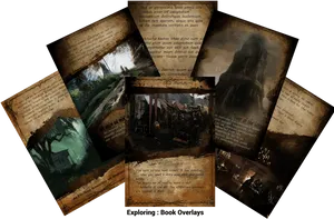 Mystical_ Adventure_ Book_ Pages PNG image