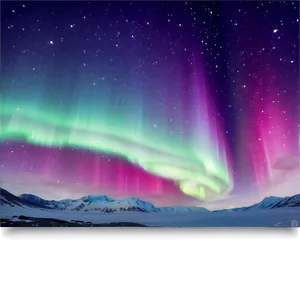 Mystical Aurora Borealis Sky PNG 32 PNG