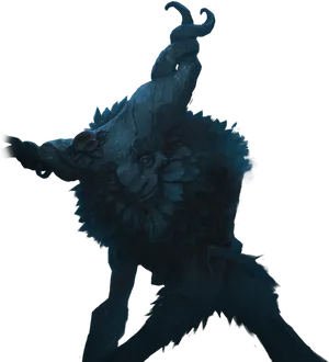 Mystical Beast Fantasy Art PNG
