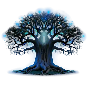 Mystical Big Tree At Night PNG 51 PNG