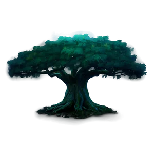Mystical Big Tree At Night PNG Ljk PNG