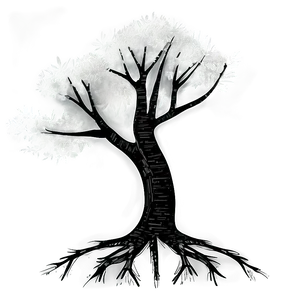 Mystical Black And White Tree Drawing Png 62 PNG image