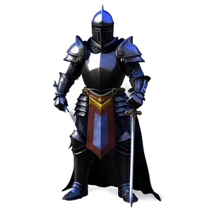 Mystical Black Knight PNG Eiw