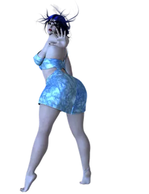 Mystical_ Blue_ Fairy