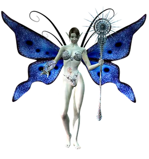 Mystical Butterfly Winged Fairy